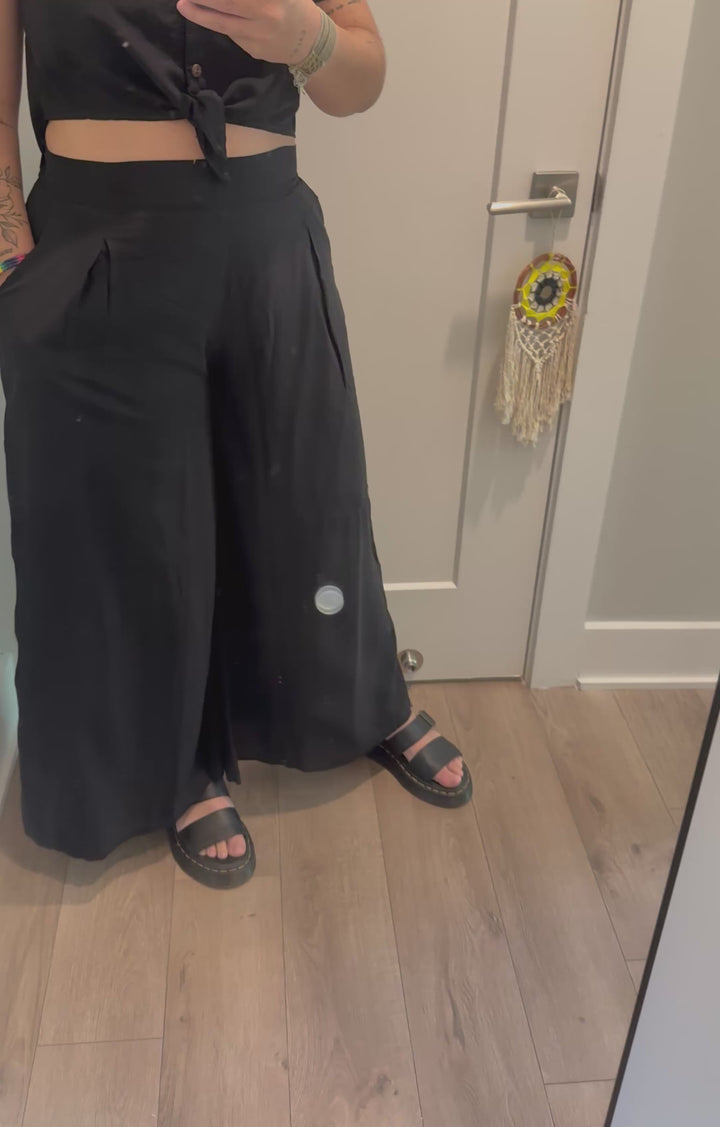 Back to Black Wide Leg Pants