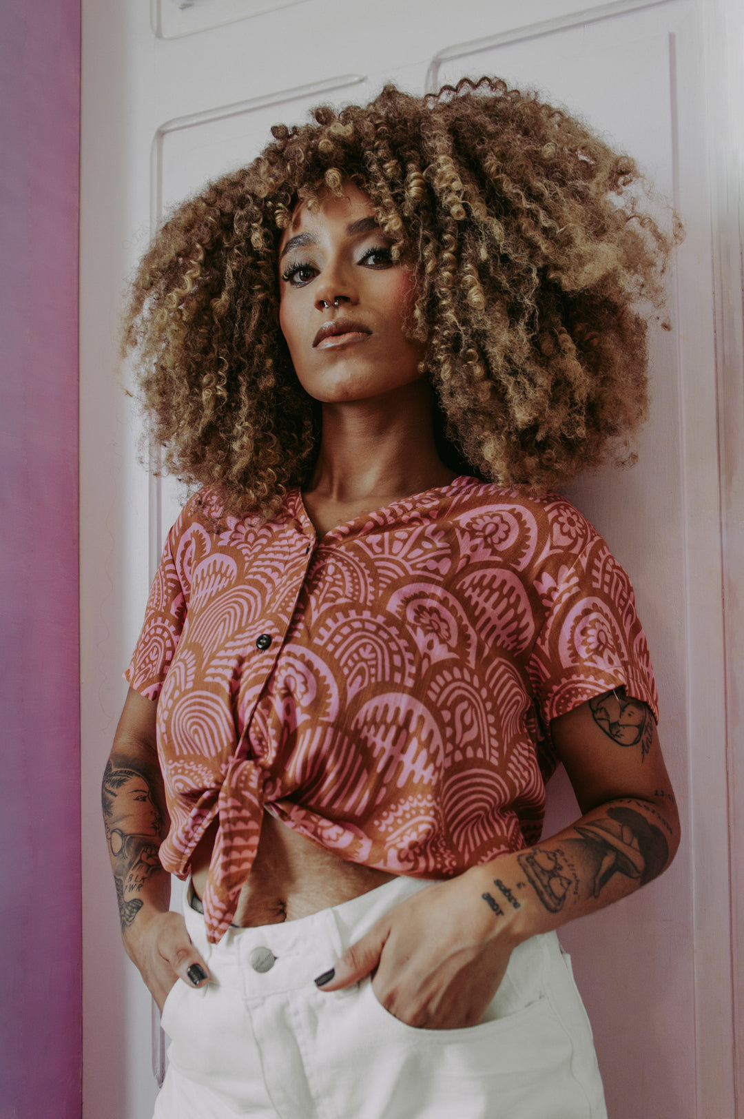 Serene Garden Crop Top